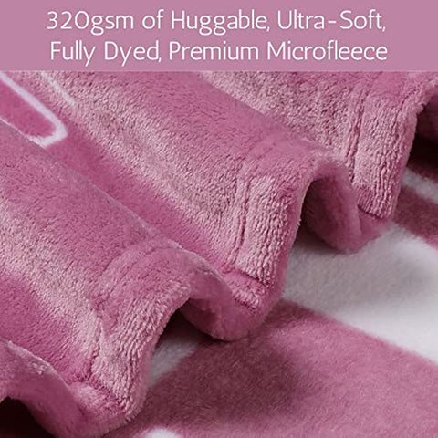 Sister Gifts from Sister Blanket, Sister Gifts for Mother's Day, Plush Soft Sister Throw Blanket, Sister Presents for Sister Who Has Everything 60x50 Inches (Dusty Pink, Fleece)