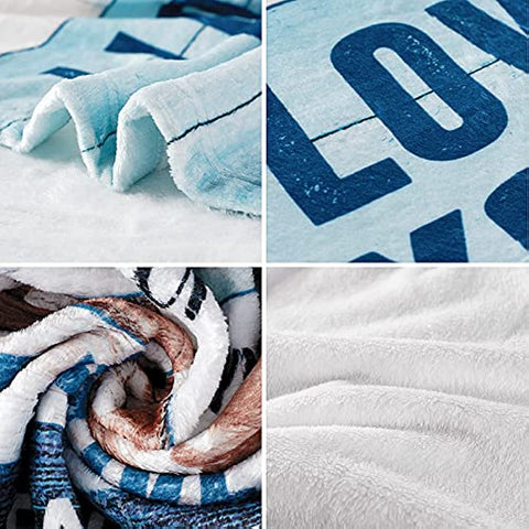 To My Wife Ultra-Soft Micro Fleece You are My Life Blanket Microfiber Valentine's Day Blanket Luxury Blanket for Bedding Sofa and Travel (80inchx60inch)