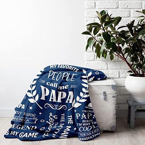 Grandpa Gifts, Gifts for Grandpa, Papa Gifts, Best Grandpa Gifts, Grandfather Gift, Unique Gifts for Grandpa, Grandpa Birthday Gifts, Papa Gift Ideas, Grandfather Gifts Papa Blanket 50"X60"