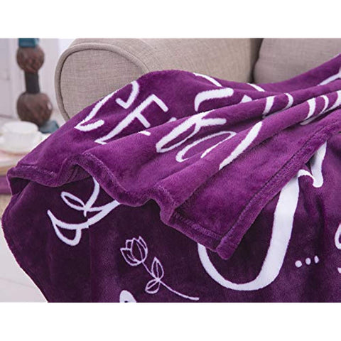Wonderful Grandma Throw Blanket | Best Grandma Gifts | Wrap Your Grandmother with Love and Inspirational Words | Comfort Grandma Blanket Mothers Day Birthday Gifts for Grandma