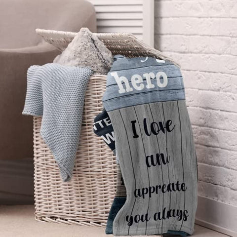 Grandpa Gifts Blanket 50"x60" - Gifts for Grandpa - Grandpa Birthday Gifts - Best Grandpa Gift Idea, Great Grandfather Gifts - Grandparents Day Gift Throw Blanket - Best Gifts for Grandparents