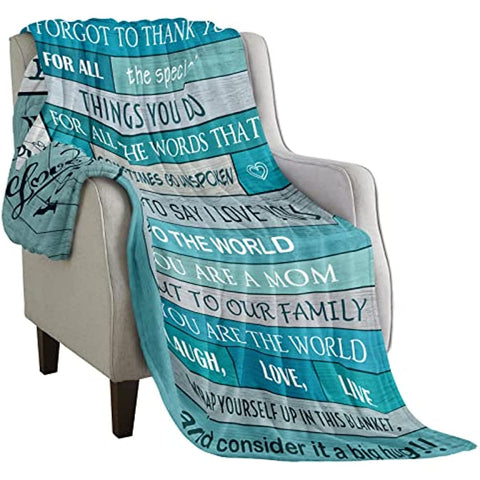 Mothers Day for Mom,Gifts for Mom,Mom Gifts,Birthday Gifts for Mom,Mom Birthday Gifts,Mom Gift from Daughter Son, Best Mom Gifts for Mother's Day/Christmas/Valentine's Day,Mom Blanket 60”x50”