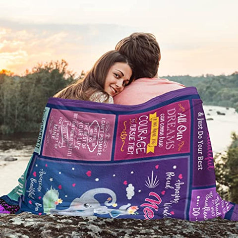 Niece Gifts from Auntie, Niece Blanket 60"x50", Niece Birthday Gifts from Aunt, Graduation Gifts for Niece from Uncle, Grown Niece Gift Ideas for Graduation Christmas, to My Niece Throw Blankets