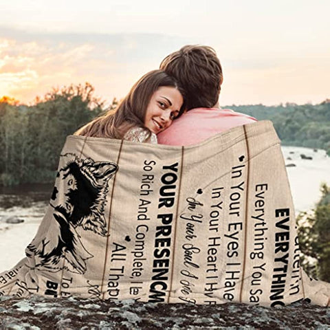 Gifts for Him, I Love You Gifts for Him Blanket 60"x50", Romantic Gifts for Him, Birthday Gifts for Him, Love Gifts for Him, Husband Boyfriend Gifts Ideas for Anniversary Christmas Valentine's Day