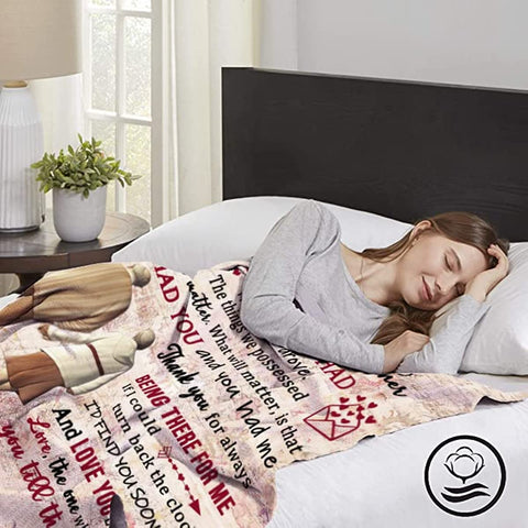 To My Wife Blanket from Husband Valentines Day Gifts for Her Throw Blanket Anniversary Birthday Gifrs for My Wife Romantic Gifts for Her 50''x60'' Blanket for Wife