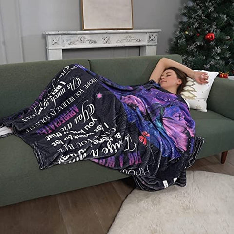 Mothers Day Birthday Gifts from Son, Gifts for Mom from Son, Mom Gifts, Mother's Day Presents Ideas Gifts, Mom Blanket (Size:60"x80")