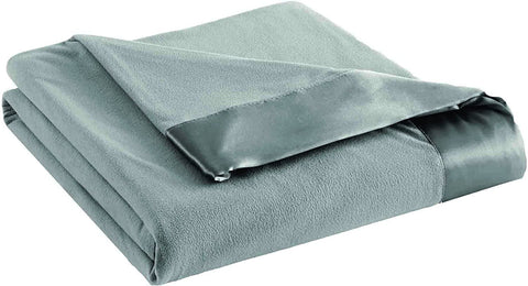 Micro Flannel Twin-Size All Seasons Lightweight Sheet Blanket, Machine Wash & Dry, No Pilling, 84Lx72W, Sand