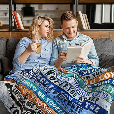Gifts for Wife, to My Wife Blanket 50" x 60", Romantic Gifts for Wife, Gift for Wife from Husband, Soft Throw Blanket for Wife Birthday Wedding Valentine's Mother's Day Christmas