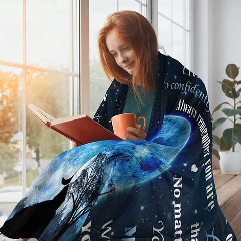 Daughter Blanket Daughter Gifts to My Daughter Blanket Daughter Gifts from Mom Valentine's Day Birthday Gifts for Daughter 50" × 60"
