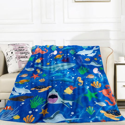 Basketball Blanket for Boys Girls, Soft Cozy Basketball Plush Throw Blanket for Kids Teens Baby Bedroom, 40 x 50 Inch Lightweight Warm Flannel Fleece Fuzzy Sports Blankets Gift for Toddler Sofa Couch