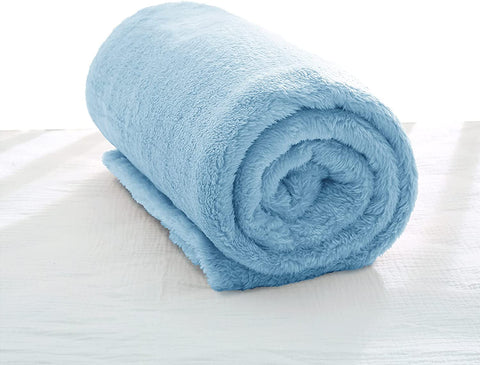 Plush Extra Large Fleece Throw Blanket for Couch,Bed and Sofa (50x70 inches, Dusty Pink) Soft, Warm, Lightweight