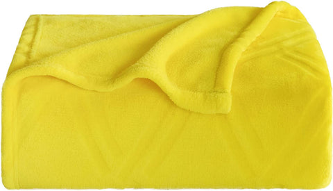 Throw Blanket Super Soft Cozy Lightweight Flannel Fleece Blankets for Bed, Sofa, Couch, Living Room All Seasons - Pink, 50x60in
