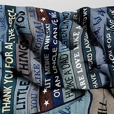 Chrid Uncle Gifts - Best Uncle Gifts for Uncle - Uncle Gifts from Niece and Nephew - Uncle Birthday Gifts - Best Uncle Ever Gift - Uncle Gift Ideas Throws Blanket 60"x50"