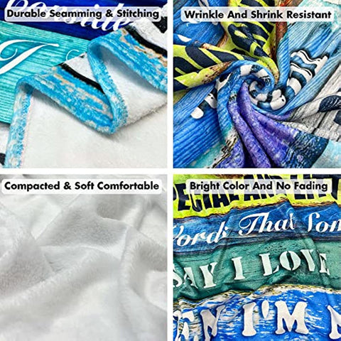 Gifts for Mom, (50"x60") Throw Blanket to My Mom from Daughter Son, Father Day Birthday Gifts for Mom, Soft Bed Flannel Blanket Mother Gifts, Best Mom Gifts