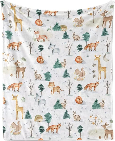 Basketball Blanket for Boys Girls, Soft Cozy Basketball Plush Throw Blanket for Kids Teens Baby Bedroom, 40 x 50 Inch Lightweight Warm Flannel Fleece Fuzzy Sports Blankets Gift for Toddler Sofa Couch
