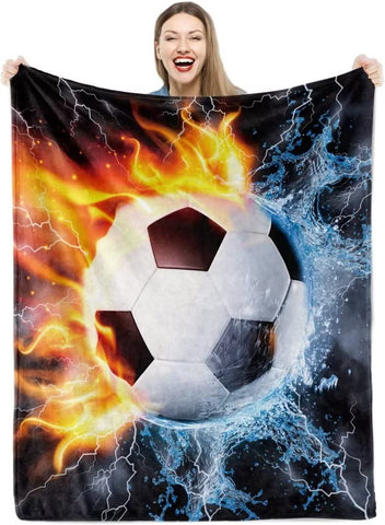 Basketball Blanket for Boys Girls, Soft Cozy Basketball Plush Throw Blanket for Kids Teens Baby Bedroom, 40 x 50 Inch Lightweight Warm Flannel Fleece Fuzzy Sports Blankets Gift for Toddler Sofa Couch