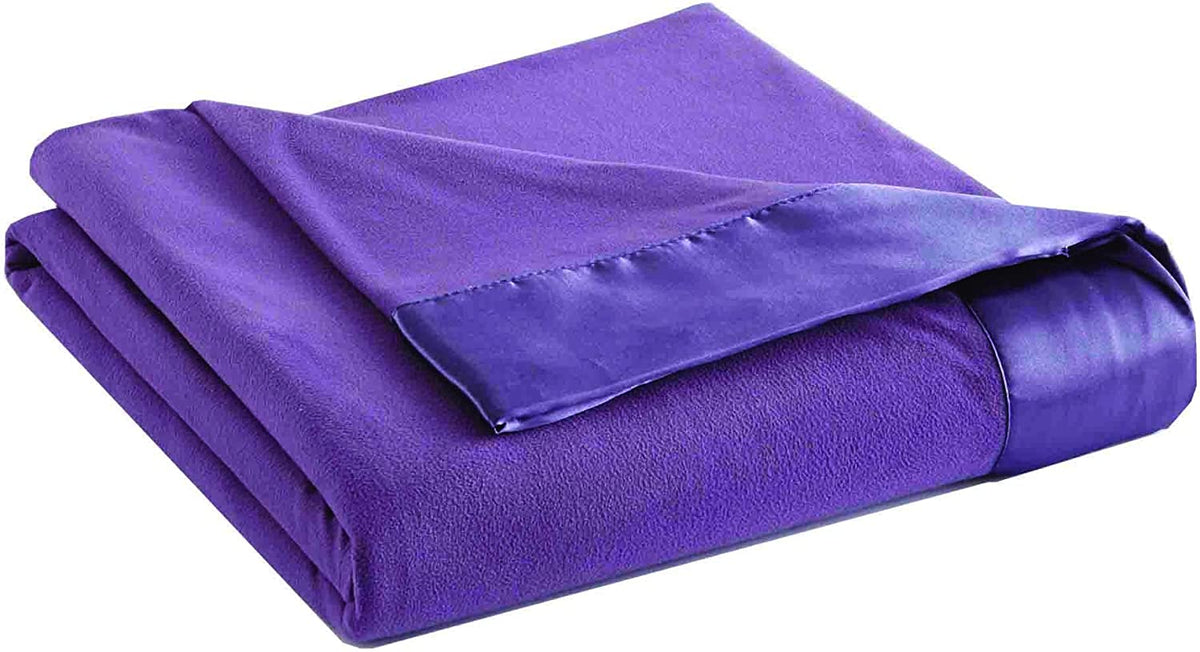 Micro Flannel Twin-Size All Seasons Lightweight Sheet Blanket, Machine Wash & Dry, No Pilling, 84Lx72W, Sand