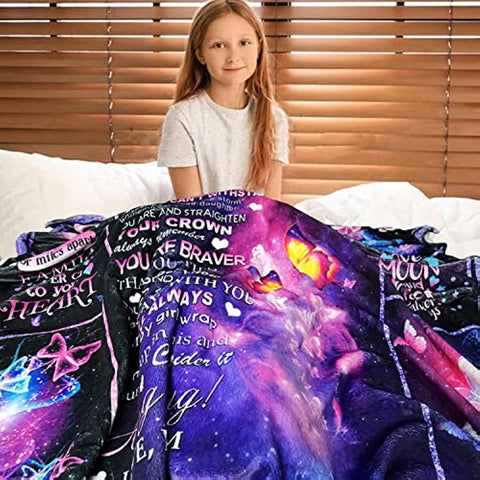 Gifts for Granddaughter Blanket, Granddaughter Gifts from Grandma, Granddaughter Gifts, Granddaughter Birthday Gifts, Graduation Gifts for Granddaughter Throw Blanket 50"x60"