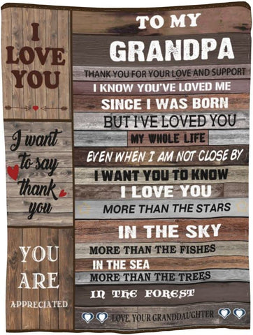 Granddaughter Gifts from Grandma, Granddaughter Blanket,Gifts for Granddaughter,Anniversary-Soft Butterfly Granddaughter Blanket from Grandma 40 x 50 in