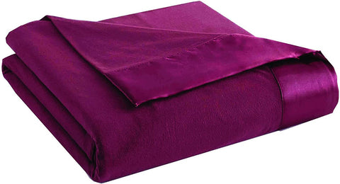 Micro Flannel Twin-Size All Seasons Lightweight Sheet Blanket, Machine Wash & Dry, No Pilling, 84Lx72W, Sand