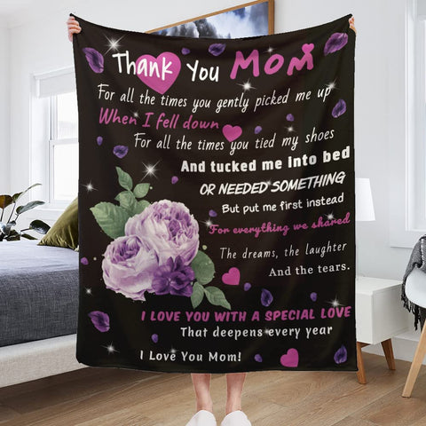 Gifts for Grandma Blanket, Best Grandma Gifts, Gifts for Grandma from Granddaughter, Grandma Gifts for Mothers Day Christmas Birthday, Throw Blanket 40 × 50 Inches