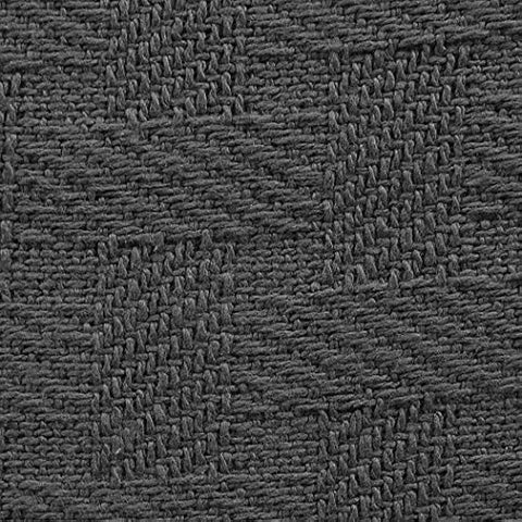 100% Cotton Bed Blanket, Breathable Bed Blanket King Size, Cotton Thermal Blankets King Size - Perfect for Layering Any Bed for All Season - Charcoal Grey