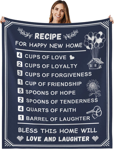 to Neighbor Blankets, Neighbor Blankets, Gifts for Neighbor, Moving Away Farewell Goodbye Gift, Super Soft Flannel Fleece Throw Blankets 50x60 inches