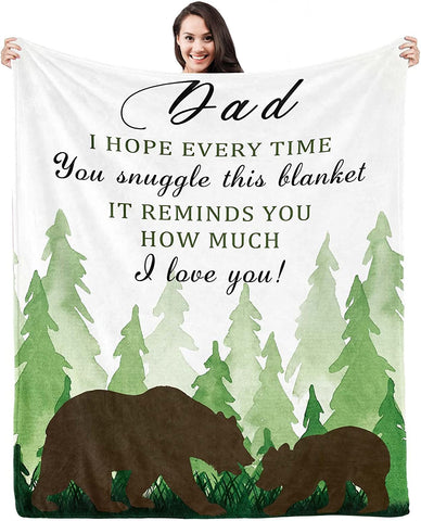 Gifts for Mom from Son, Romantic Mom Birthday Gifts from Son to My Mom Flannel Blanket for Mom from Son Mother Day Birthday Presents for Mom Soft Throw Blanket 60"*50"