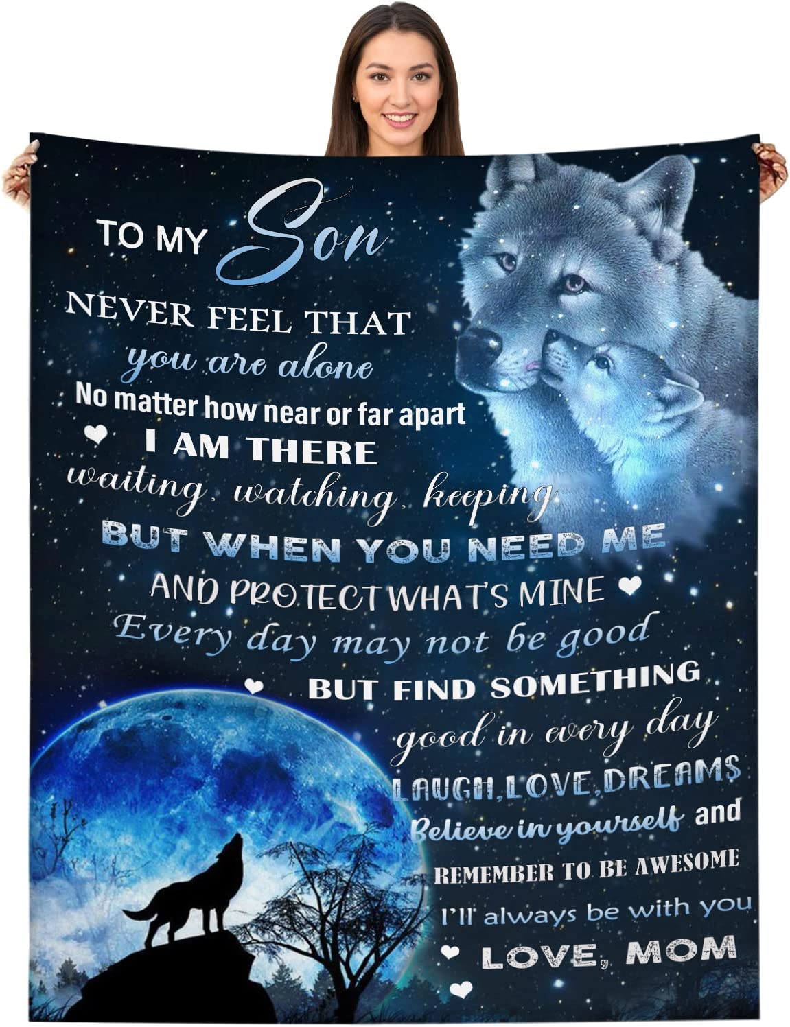 Daughter Blanket Daughter Gifts to My Daughter Blanket Daughter Gifts from Mom Valentine's Day Birthday Gifts for Daughter 50" × 60"