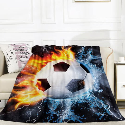 Basketball Blanket for Boys Girls, Soft Cozy Basketball Plush Throw Blanket for Kids Teens Baby Bedroom, 40 x 50 Inch Lightweight Warm Flannel Fleece Fuzzy Sports Blankets Gift for Toddler Sofa Couch