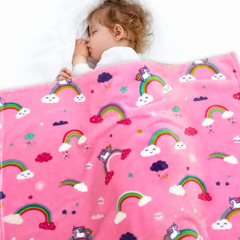 Dinosaur Blanket for Boys, Kids Dinosaur Throw Blanket for Boys and Girls, Fluffy Cozy Dinosaur Fleece Blanket with Vibrant Colors and Cute Design, Soft and Warm Throw Blanket - 50x60 Inches
