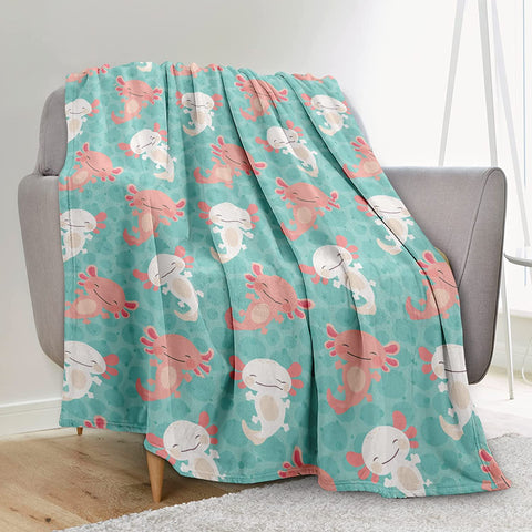 Sloth Blanket, Soft Sloth Throw Blanket for Adults Kids, Cozy Fleece Flannel Quilt for Boys Girls Lightweight Warm Travel Couch Bed Blankets, Green 40"X50"