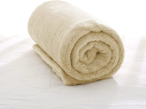 Plush Extra Large Fleece Throw Blanket for Couch,Bed and Sofa (50x70 inches, Dusty Pink) Soft, Warm, Lightweight