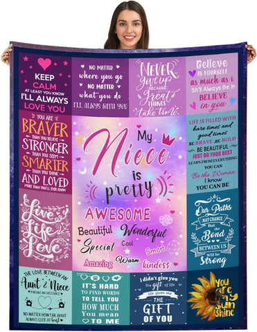 Gifts for Nephew from Aunt - Nephew Blanket Gifts from Auntie - Birthday for Nephew from Aunt - Nephew Graduation Gifts Throw Blanket 50"x60"