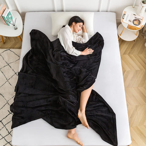 Valentines Day Gifts for Girlfriend Women I Love You Letters Blanket with Card, Birthday Present for Girl Friend Soft Fleece Throw Blanket 50”x 60”