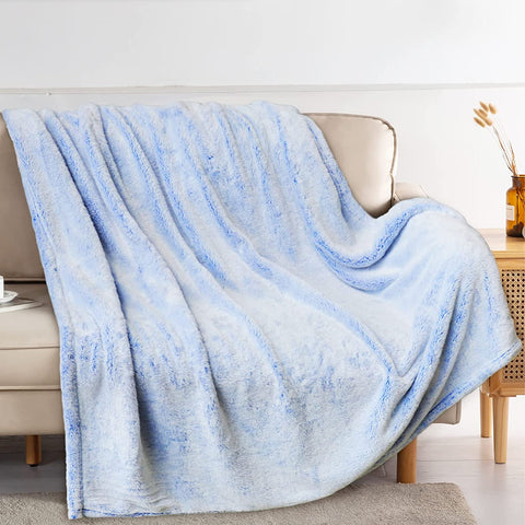Plush Extra Large Fleece Throw Blanket for Couch,Bed and Sofa (50x70 inches, Dusty Pink) Soft, Warm, Lightweight