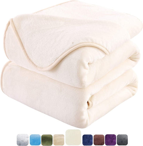 Soft Queen Size Blanket for All Season Warm Fuzzy Microplush Lightweight Thermal Fleece Summer Autumn Fall Winter Spring Blankets for Queen Full Bed Couch Sofa,90x90 Inches,Dark Gray