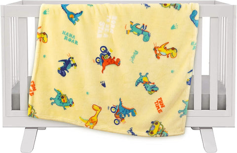Dinosaur Blanket for Boys, Dinosaur Toddler Blanket for Boys and Girls, Cute Dinosaur Blankets for Kids, Toddler Boys Blanket Soft Dinosaur Fleece Kids Throw Blanket for Toddler (50x60 inch)
