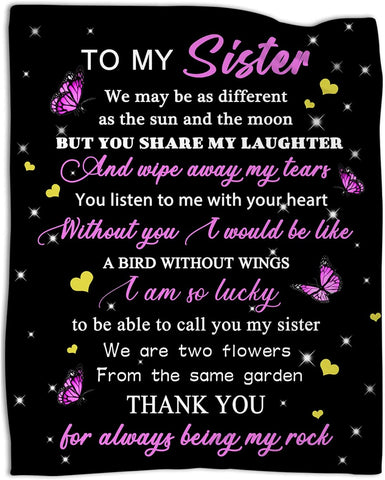Gifts for Mom- to My Mom Blanket -Mom Blankets from Daughter for Birthday Mother‘s Day 50 "X60“…