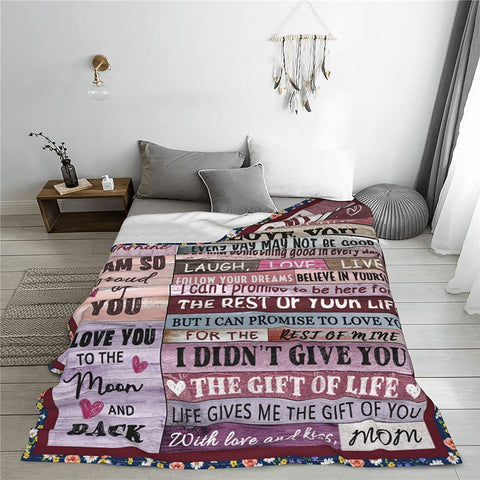 to My Best Friends Blanket Love Quilt for Bestie Blanket Positive Encourage and Love Flannel Blanket Birthday Thanksgiving 50"x60"