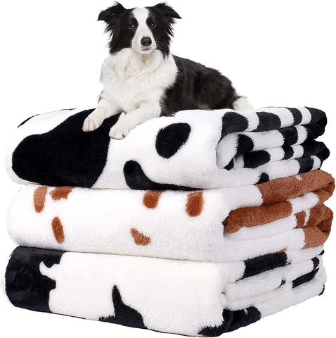 1 Pack 3 Blankets for Dogs Blankets for Large Dogs Medium Dog Blanket Super Soft Fluffy Premium Fleece Pet Blanket Flannel Throw for Dog Puppy Cat Paw Blanket(41x31 inch)