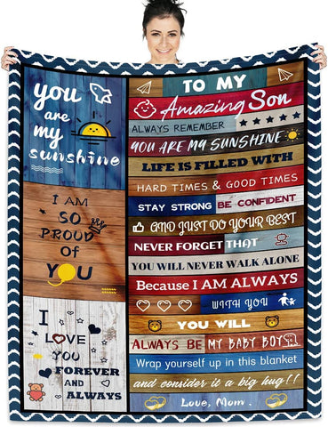 Daughter Gift from Dad Birthday Gifts from Lion Father Blanket to My Daughter Romantic Christmas Birthday Gifts Love Letter for Her Lightweight Flannel Blanket for Bed Sofa