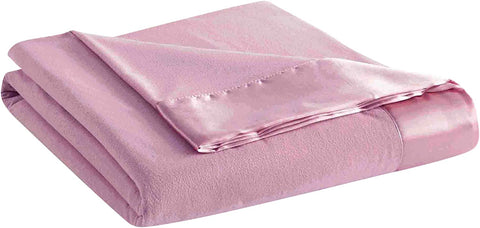 Micro Flannel Twin-Size All Seasons Lightweight Sheet Blanket, Machine Wash & Dry, No Pilling, 84Lx72W, Sand