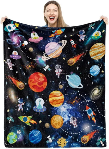 Basketball Blanket for Boys Girls, Soft Cozy Basketball Plush Throw Blanket for Kids Teens Baby Bedroom, 40 x 50 Inch Lightweight Warm Flannel Fleece Fuzzy Sports Blankets Gift for Toddler Sofa Couch