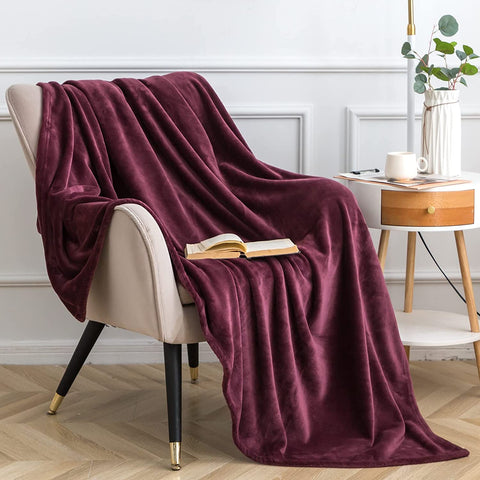 Valentines Day Gifts for Girlfriend Women I Love You Letters Blanket with Card, Birthday Present for Girl Friend Soft Fleece Throw Blanket 50”x 60”