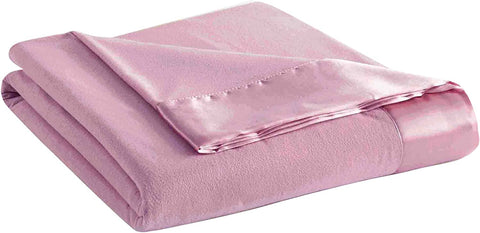 Micro Flannel Twin-Size All Seasons Lightweight Sheet Blanket, Machine Wash & Dry, No Pilling, 84Lx72W, Sand