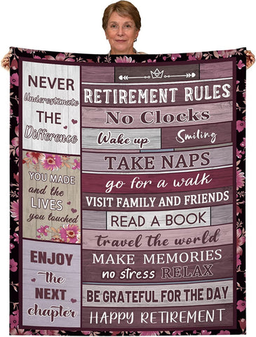 Boss Blanket Boss Gifts for Women Boss Throws Blankets Boss Day Gift Birthday Retirement Valentine's Day Gifts 50"×60"