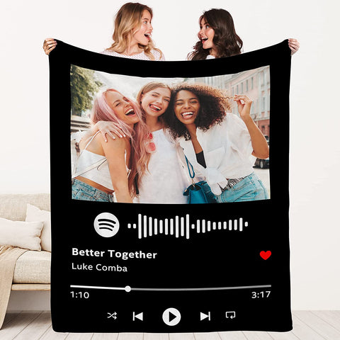 to My Besties Custom Friends Blanket with Many Characters,Change Hairstyles&Name Blankets,Personalized Friendship Blanket for Women,Best Friends,BFF, Bestie Birthday Gifts