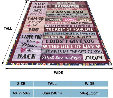 to My Best Friends Blanket Love Quilt for Bestie Blanket Positive Encourage and Love Flannel Blanket Birthday Thanksgiving 50"x60"