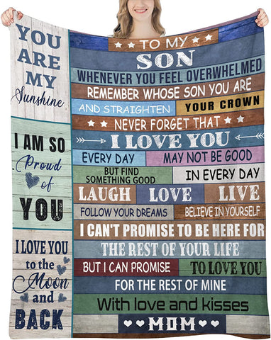 Daughter Gifts for Daughter Blanket, Daughter Gift from Mom, Birthday Gifts for Daughter, Daughter Gifts for Birthday Graduation, Daughter Throw Blanket 60"x 50"